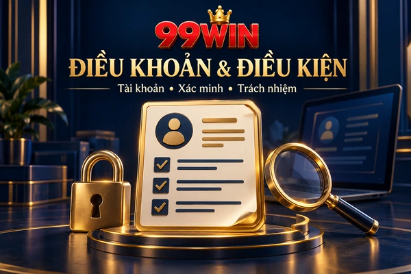Điều khoản và điều kiện 99WIN về tài khoản và xác minh