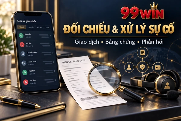 Đối chiếu giao dịch và xử lý sự cố tại 99WIN Đối chiếu giao dịch và xử lý sự cố tại 99WIN