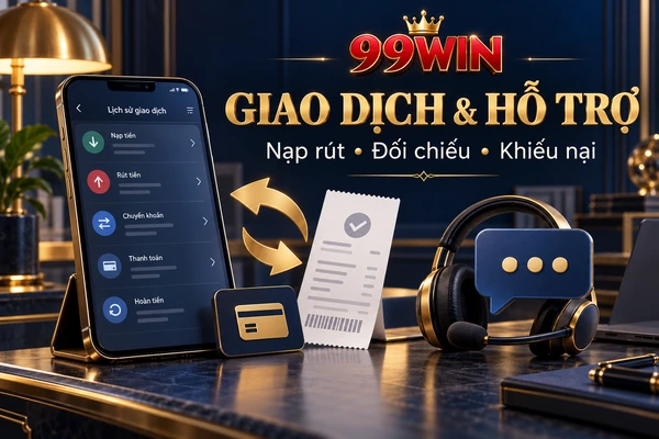 Giao dịch và hỗ trợ người dùng 99WIN