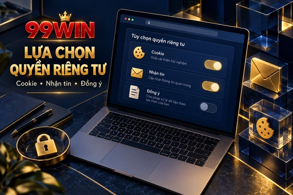Lựa chọn cookie và thông tin nhận từ 99WIN