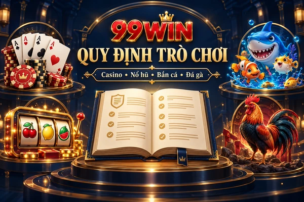 Quy định dành cho casino nổ hũ bắn cá và đá gà 99WIN